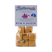 Buttermilk Rum and Raisin Fudge