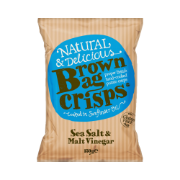 Brown Bag Crisps Sea Salt and Malt Vinegar Crisps