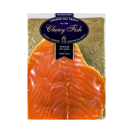 Cluny Fish Cold Smoked Sea Trout D-Sliced 100g