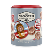 Van Slooten Caramel Mint Drops Travel Sweets