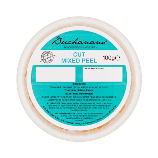 Buchanan's Cut Mixed Peel