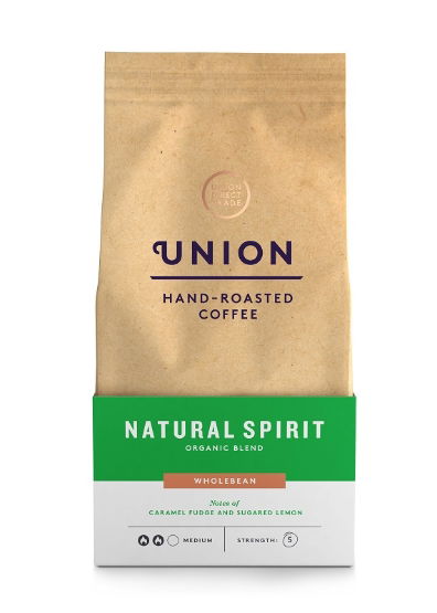 Union - Natural Spirit Organic Wholebean (Strength 5) (6x200g)