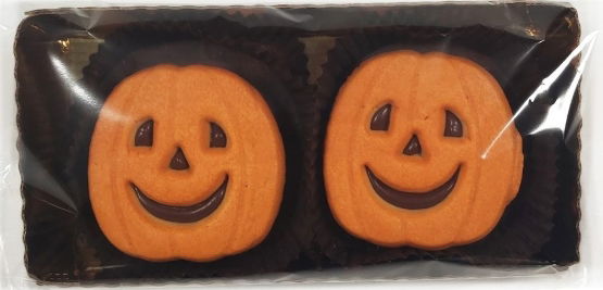 Diforti Pumpkin Biscuits with Hazelnut Chocolate Filling