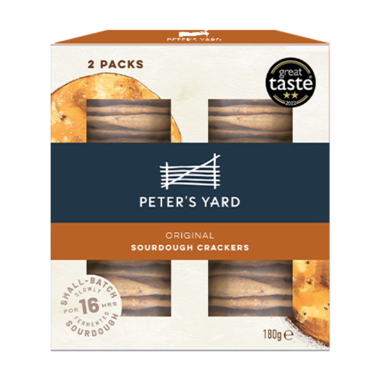 Peters Yard Original Sourdough Crackers Twin Pack