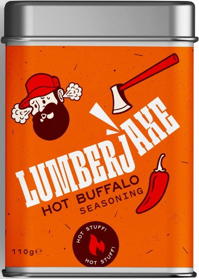 Lumberjaxe - Hot Buffalo Seasoning (6 x 110g)