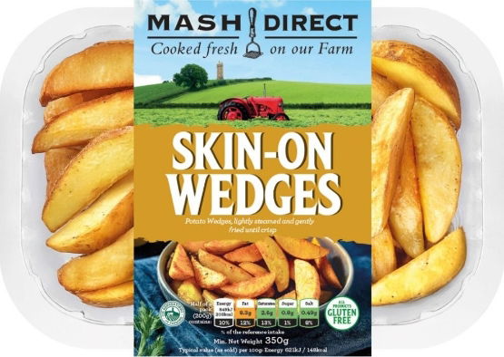Mash Direct Gluten Free Skin-On Wedges 350g