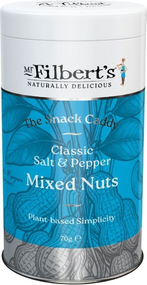 Mr Filbert's Classic Salt & Pepper Mixed Nuts Tin