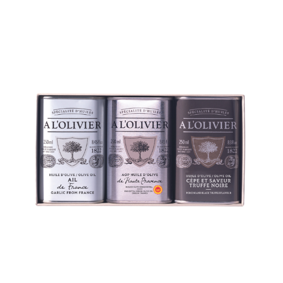 XF1 AL'Olivier - SpecialityOliveOil GiftSet (6x3x250ml)*30%*