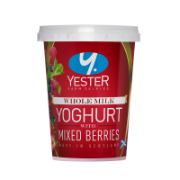 Yester Farm - Whole Milk Yoghurt with Mixed Berries (6 x 450g)