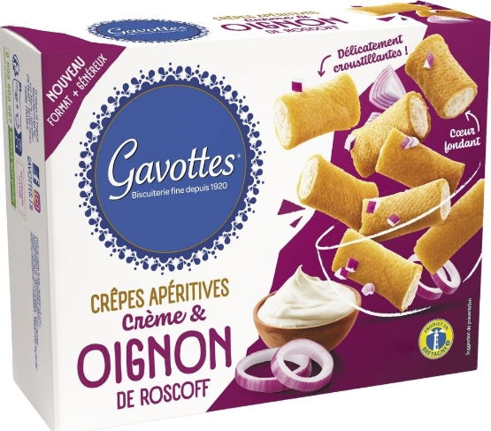 Gavottes Mini Crepes Roscoff Breton Onions & Cream