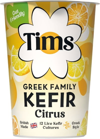 Tims Dairy Kefir Greek Style Citrus 450g