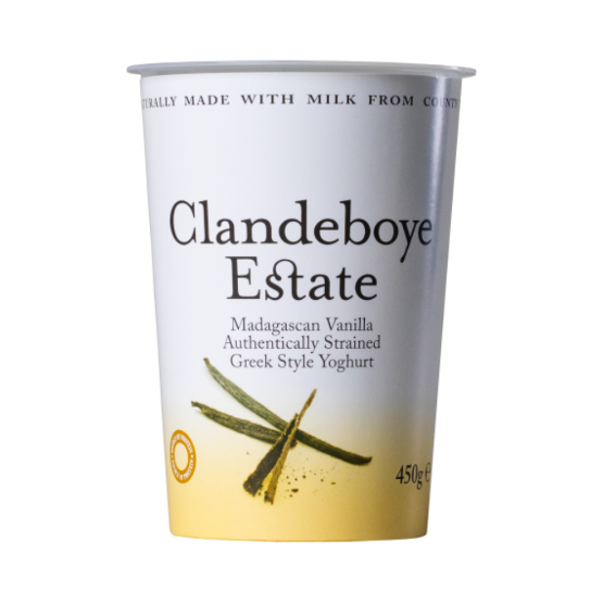 Clandeboye Madagascan Vanilla Greek Style Yoghurt