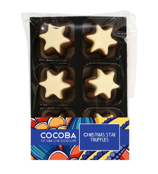 Cocoba - Christmas Star Truffles (8 x 60g)
