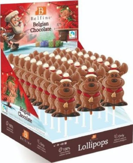 Belfine - Reindeer Reni Lollipop (24 x 25g)