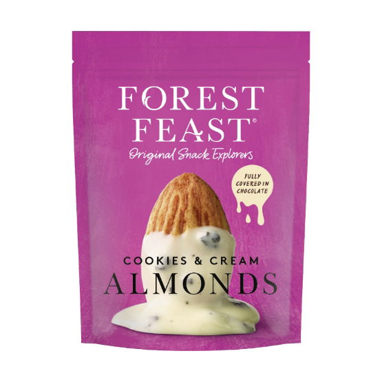 Forest Feast - Cookies & Cream Almond (8 x 120g)