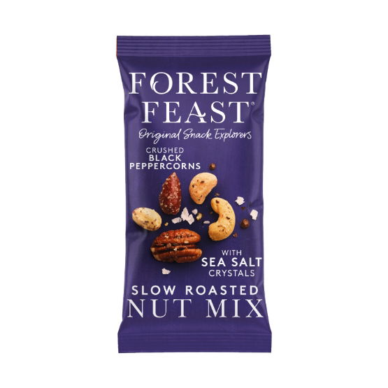 Forest Feast - Sea Salt & Black Pepper Nut Mix (12 x 40g)