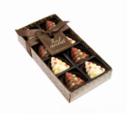 Amelie Chocolat - 8 Chocolate Christmas Trees (9 x 100g)