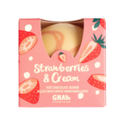 Gnaw - Strawberries & Cream White Choc Bombe (12 x 43g)