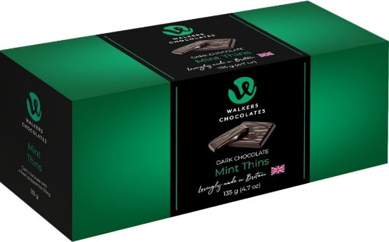 Walkers Chocolates Dark Chocolate Mint Thins