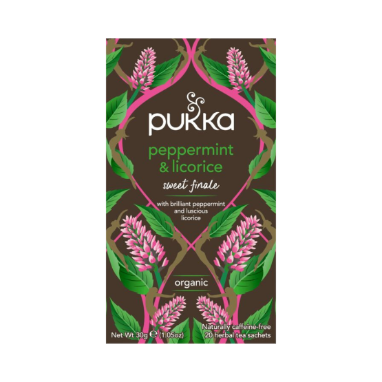 Pukka Peppermint and Licorice Tea