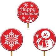 The Natural Candy Shop Festive Shaped Lollipops