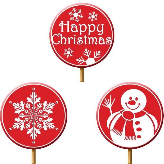 The Natural Candy Shop Festive Shaped Lollipops