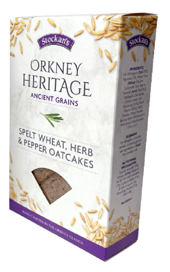 Stockan's - Spelt Wheat, Herb & Pepper Oatcakes (18x250g)