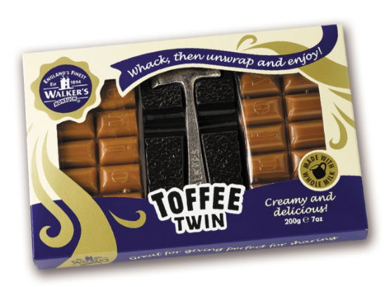 X1 Walkers Nonsuch - Toffee Twin Hammer Pack (12 x 200g)*50%