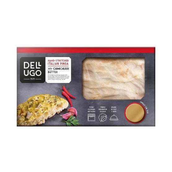 Dell Ugo - Pinsa Bread with Chimi Butter (4 x 220g)