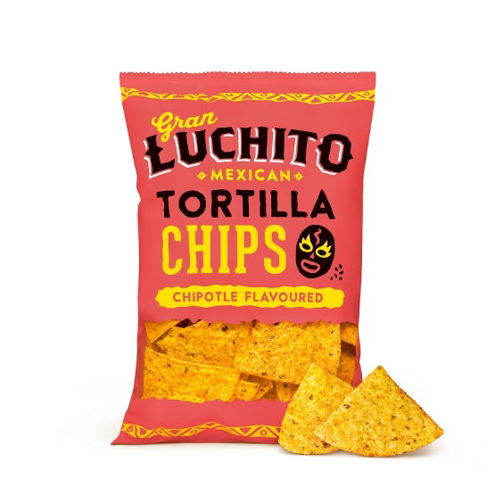 Gran Luchito - GF Chipotle Tortilla Chips (10 x 150g)