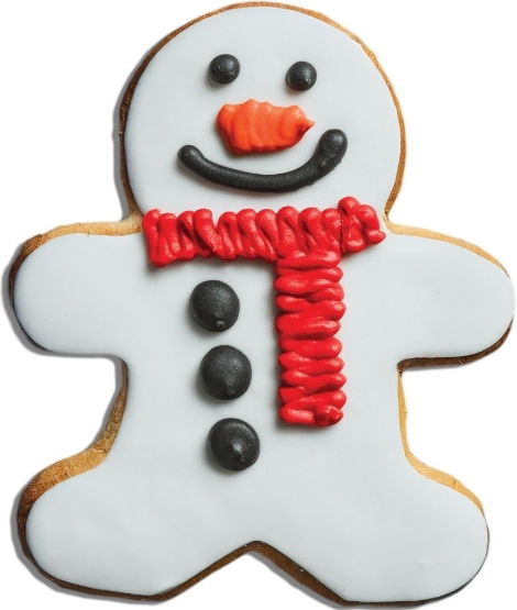 Original Baker Christmas Snowman Vanilla Biscuit