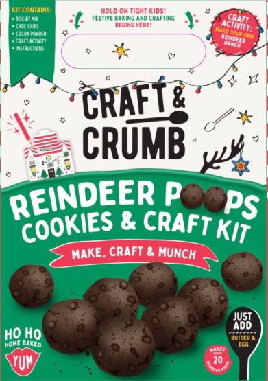 Craft & Crumb Reindeer Poops Bake & Craft Kit