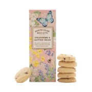 Farmhouse Biscuits - English Garden Strawberry Clotted Cream (12 x 150g)