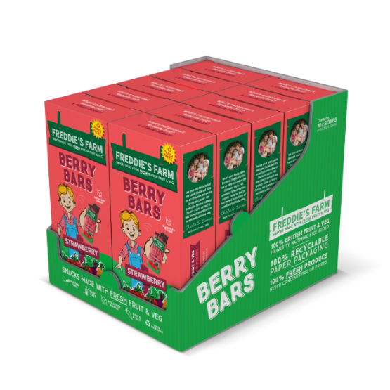 Freddie's Farm - Fruit Bars Strawberry (10 x 100g)