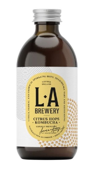 LA Brewery- Citrus Hops Kombucha (12 x 330ml) *Ambient*