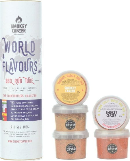 Smokey Carter World Flavours BBQ Rub Gift Tube