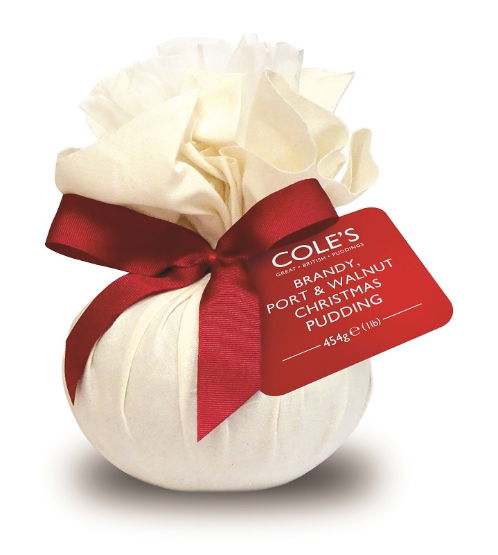 Coles Puddings - Brandy Port &Walnut Xmas Pud (6 x 454g e)