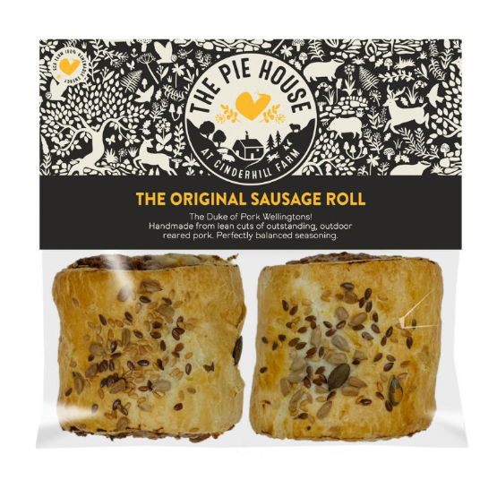 Cinderhill Farm - Original Sausage Rolls 2 Pk (1x2 x180g)