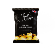 Just Crisps - GF Black Pepper Sea Salt (24 x 40g)