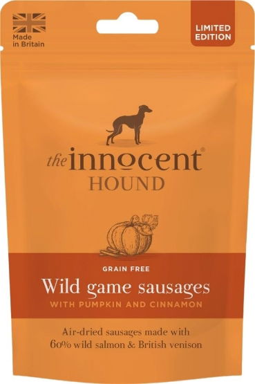 The Innocent Hound Wild Game Sausages with Pumpkin & Cinnamon