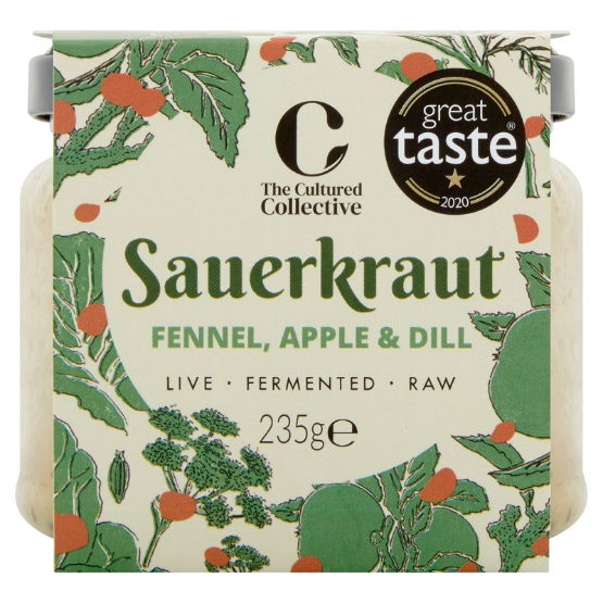 The Cultured Collective - GF Vegan Fennel, Apple & Dill Kraut (6x235g)