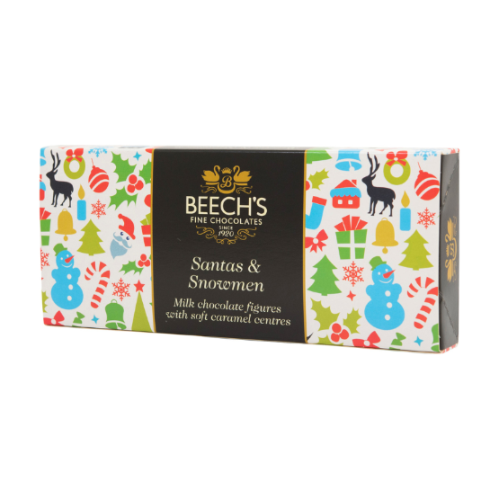 Beech's Milk Chocolate Caramel Santa's & Snowmen