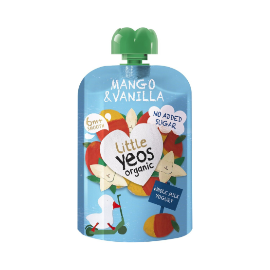 Yeo Valley Mango & Vanilla Yoghurt Pouch