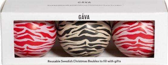 Gava Gifting Chocolate Truffle Filled Bauble Trio Knut & Julia