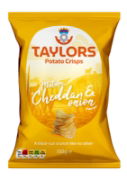 Taylors - Mature Cheddar & Onion 150g Crisps (8 X 150g)