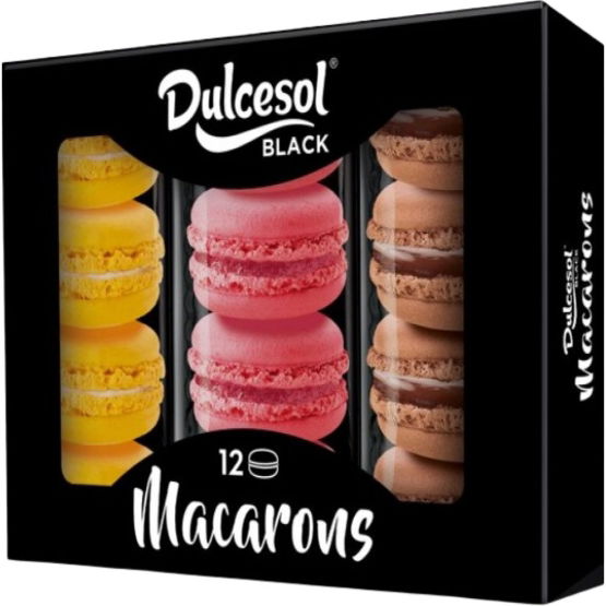 Dulcesol Macaron Multipack Lemon, Strawberry, Chocolate