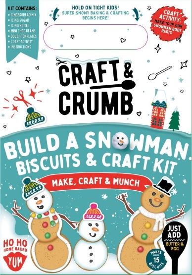 Craft & Crumb Build A Snowman Bake & Craft Kit