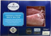 Ramsay - Unsmoked Ayrshire Back Bacon (10 x 200g)