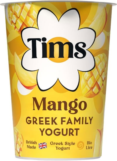 TIMS DAIRY GREEK STYLE MANGO YOGURT 450g