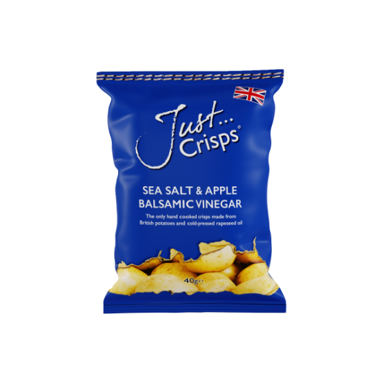 Just Crisps - Apple Balsamic Vinegar Sea Salt (24 x 40g)